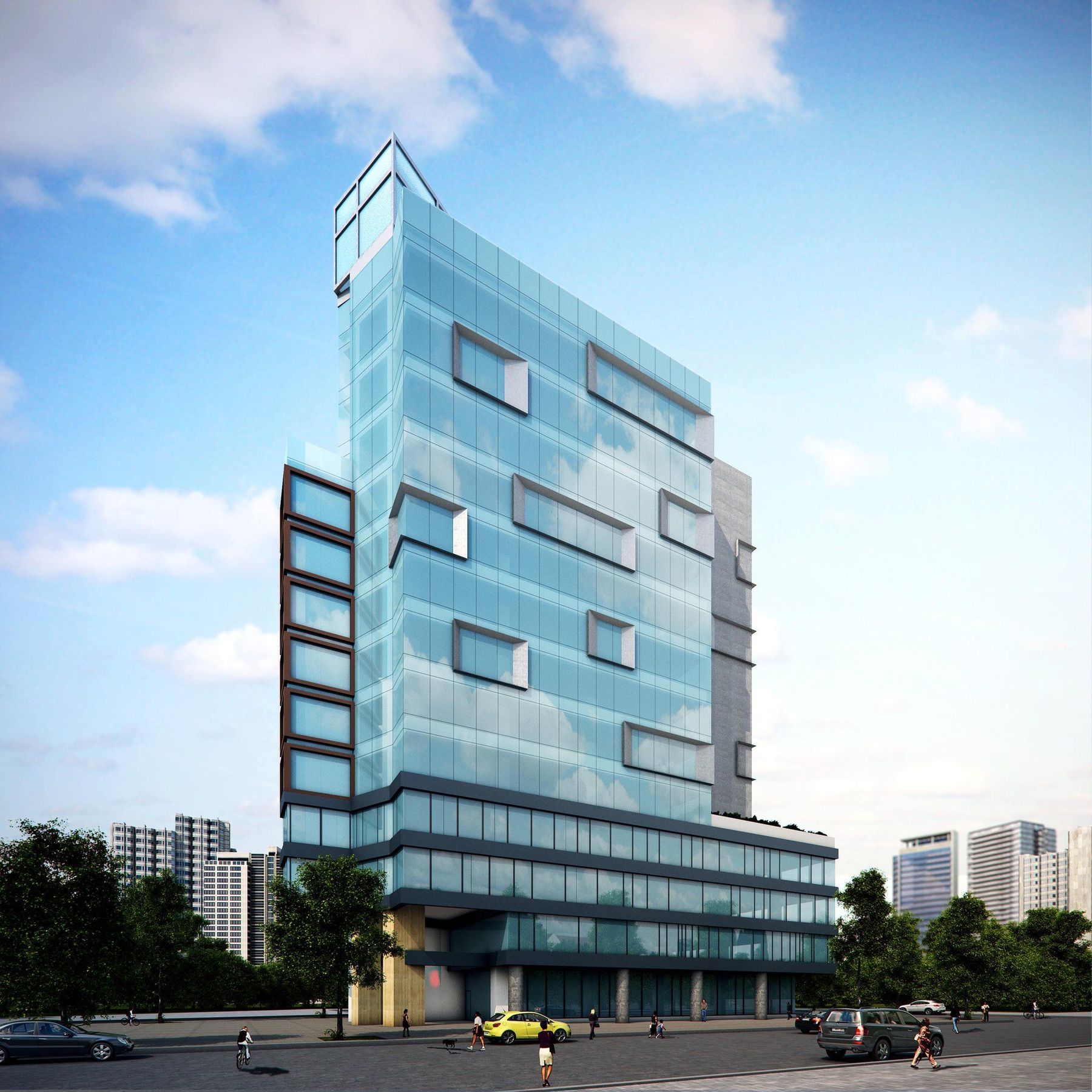 Hotel Indigo Kaohsiung Central Park By Ihg Buitenkant foto The building's facade